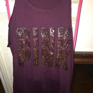 Pink Victoria Secret tank top
